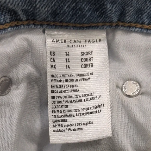 American Eagle Outfitters Light Blue Stretch Denim - Picture 3 of 5